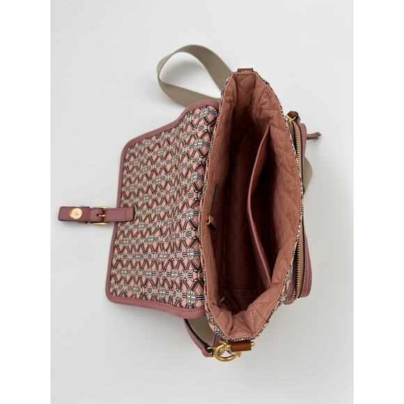 TBC101: Tory Burch Piper Printed Crossbody - Picture 5 of 6